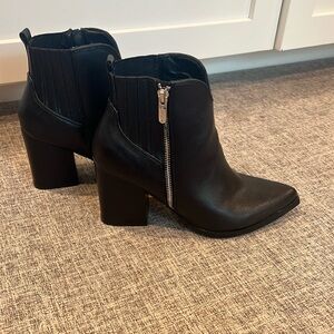 Black Ankle Boots Size 8.5